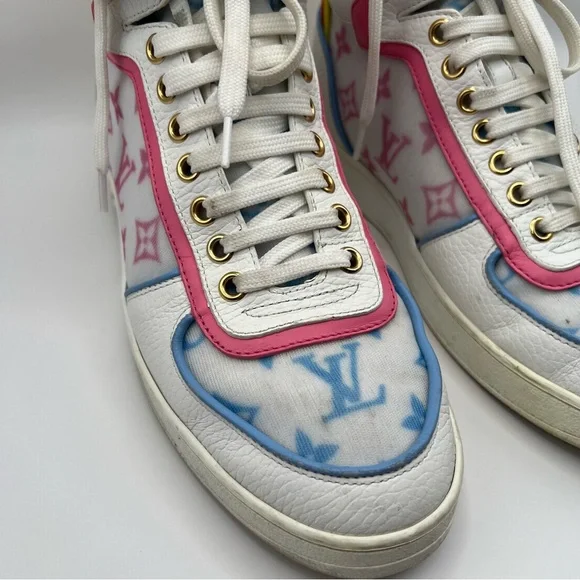 Louis Vuitton Boombox Pastels Monogram Nylon Sneakers